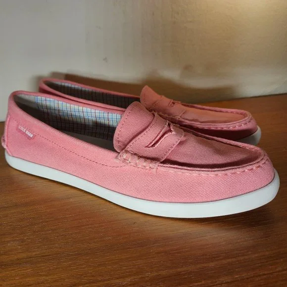 Cole Hann Women`s Grand OS Pink Penny Loafers (8.5) - Picture 2 of 12